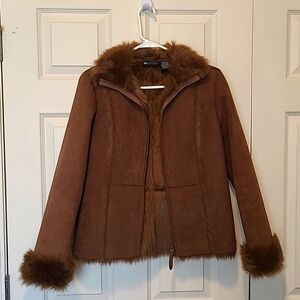 Relativity Fake Suede Coat Size Small